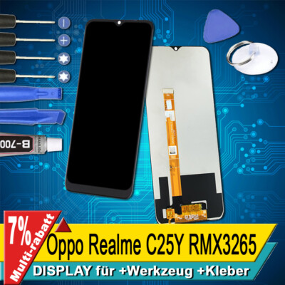 Display Für Oppo Realme C25Y RMX3265 Komplettes Bildschirm Lcd Touch +