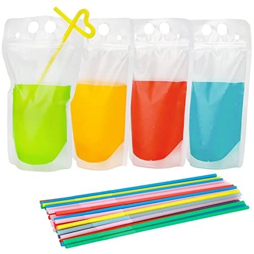 Set of 4 Drink Pouches Drink Pouch Caprisun Pouches Booze 