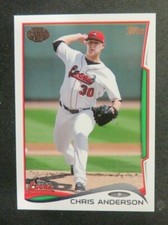 2014 Topps Pro Debut, Great Lakes Loons - CHRIS ANDERSON 