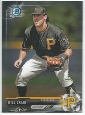 Will Craig Pittsburgh Pirates 2017 Bowman Chrome Draft Baseball