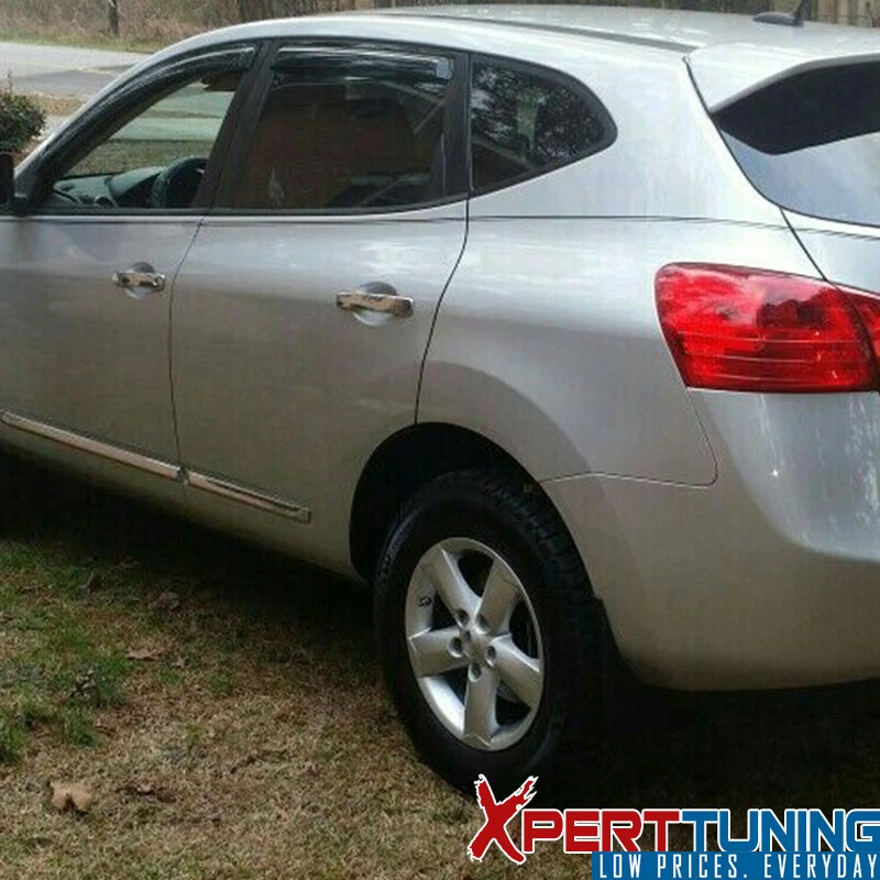 Se adapta a 09-13 Nissan Rogue 14-15 Rogue Select Viseras Ventana Deflector 4 piezas Acrílico Foto 2 de 4