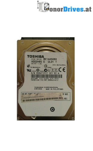 Toshiba - MK1665GSX - 160 GB - SATA -Pcb: G002641A*