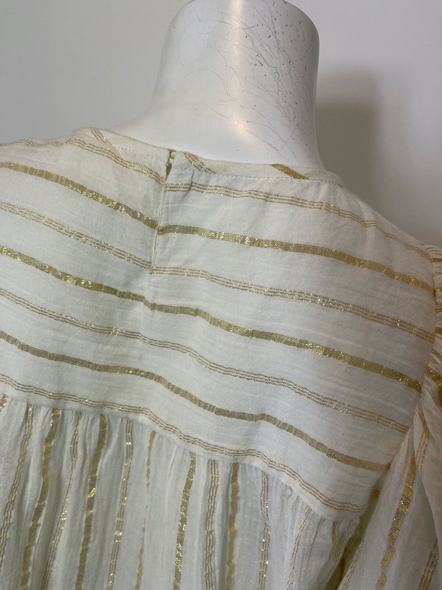 ISABEL MARANT ETOILE ブラウス　36 ISABEL MARANT ETOILE ブラウス 36(XS位) 青系 【古着】【中古】
