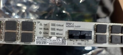 Ciena NTK555NB SHELF PROCESSOR SPAP-2 W/2XOS CARD In Excellent