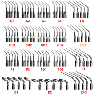 5PCS Dental ZEG Ultraschall-Scaler Tips Spitze Fit EMS WOODPECKER/DTE STAELEC