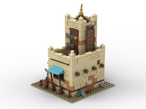 MOC Modulare Ritterburg aus LEGO® Teilen Castle/Mittelalter Passt zu 10305 21325 - Bild 118 von 131