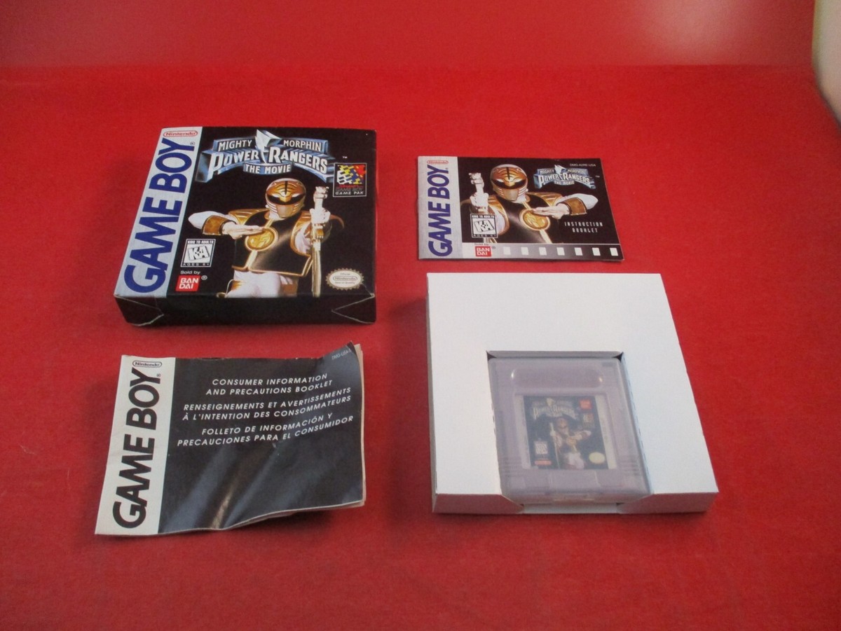 マイティモーフィン パワーレンジャース ザムービー ゲームボーイ 動作品 Mighty Morphin Power Rangers: The Movie (Game Boy