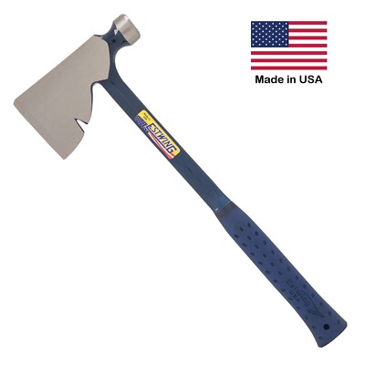 Estwing E3-R Rigger's Axe, Shock Reduction Grip, Milled Face, 17'' Len., USA Made