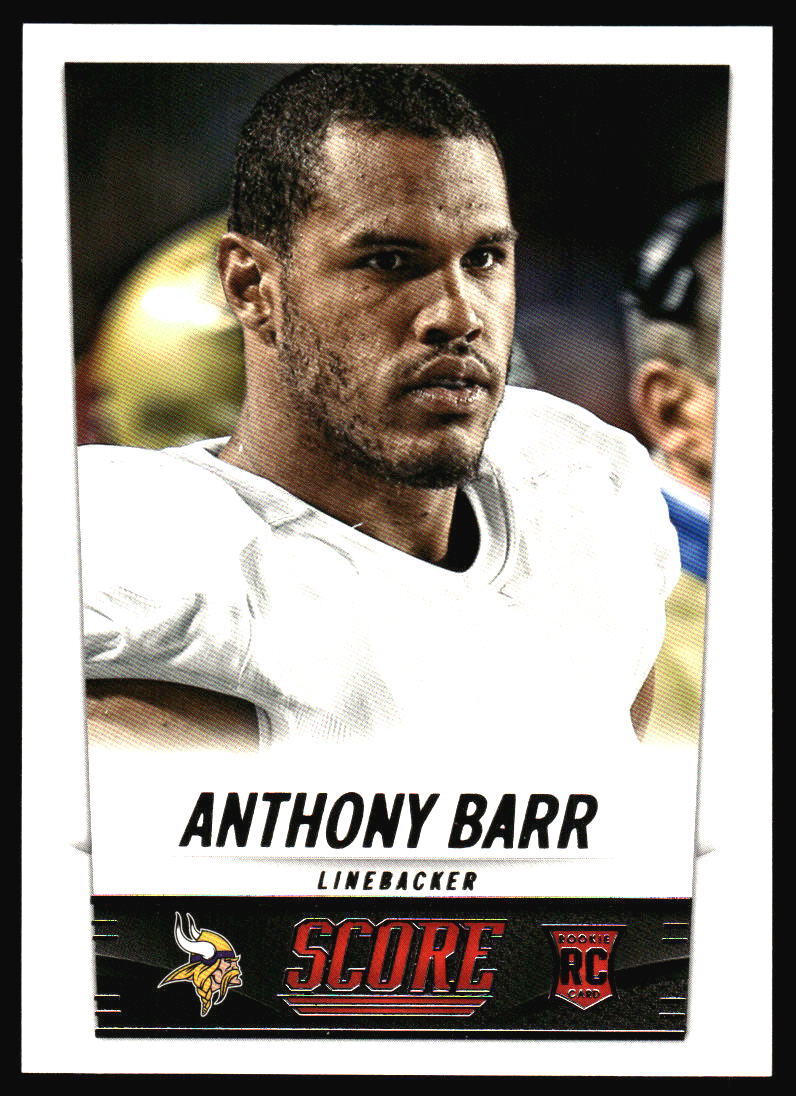 2014 Score Anthony Barr Rookie #337 Minnesota Vikings