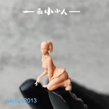1/64 Sexy Skirt Girl Miniatures Scene Props Figures Model For Cars Vehicles Toys