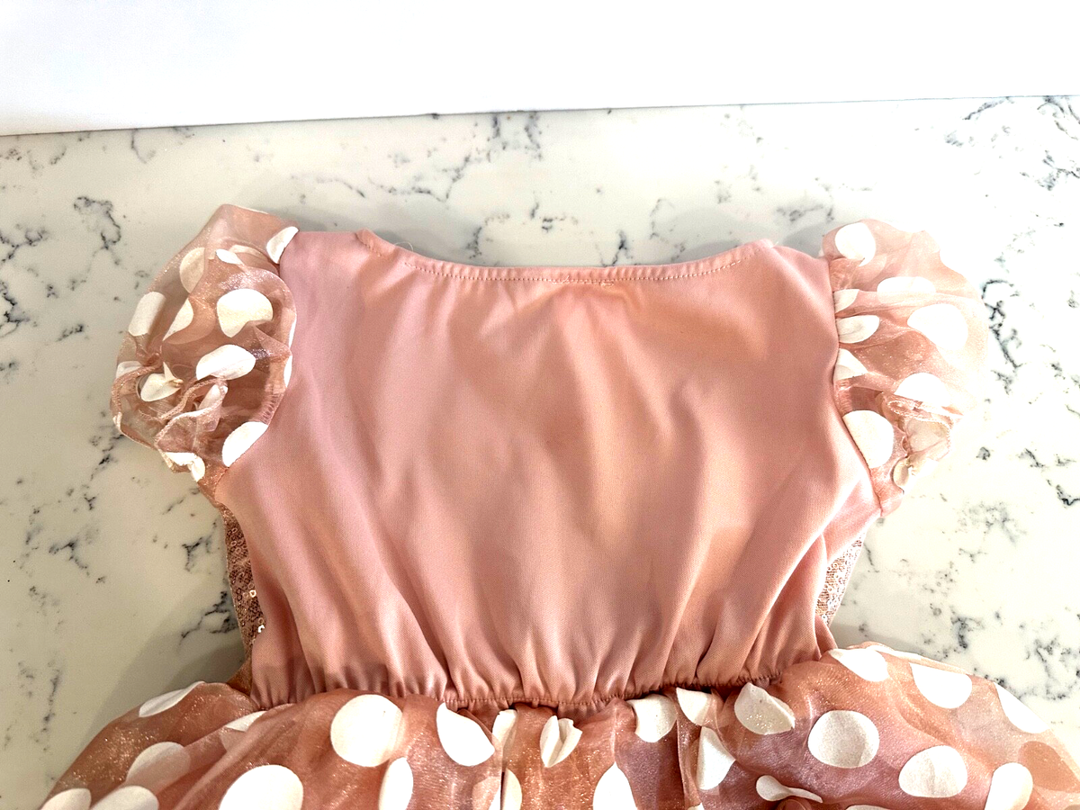 Disney Minnie Mouse Rose Gold Costume Girls Size XS Dress W/ Rose Gold  Ears! | eBay