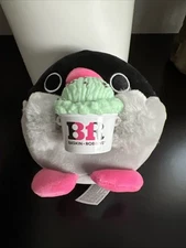 Zuru Snackles Series 2 Penelope Penguin Baskin Robbins Ice Cream 5" Plush NEW