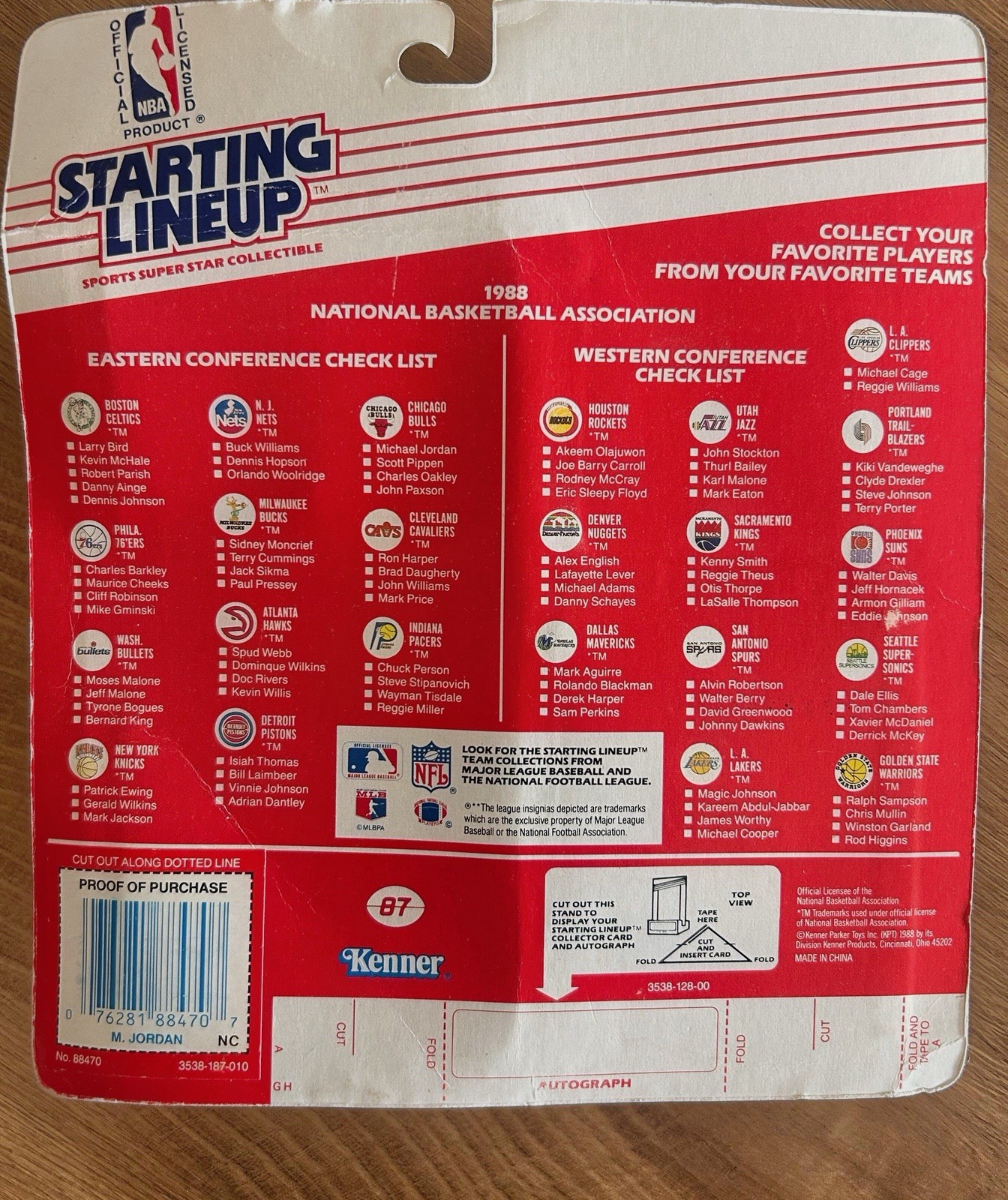 Kenner 1988 Starting Lineup Michael Jordan Chicago Bulls NBA Figure w/ Card thumbnail 4