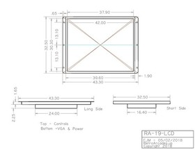 19 Inch Arcade Game LED Monitor for Arcade Cabinets, Jamma / MAME / MultiCade