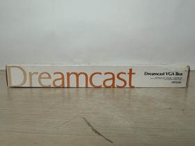 Vintage Sega Dreamcast VGA Box HKT-8100 Japan Official Adapter with Box & Manual