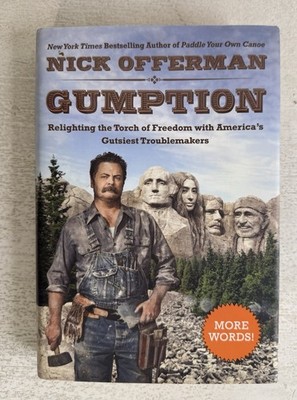 *NEW* Gumption: Relighting the Torch of Freedom - Nick Offerman (2015 HC/DJ) 1st