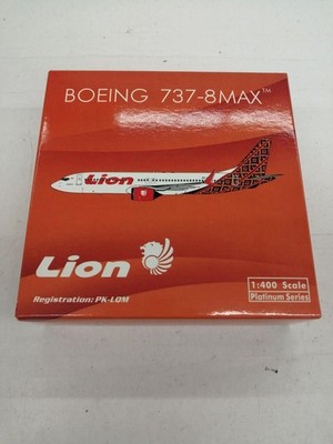 PHOENIX 1400 Scale Model Lion Air B737-8MAX Used