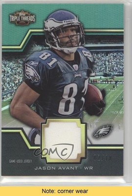 2011 Topps Triple Threads Unity Relics Emerald 2/18 Jason Avant READ 1l2