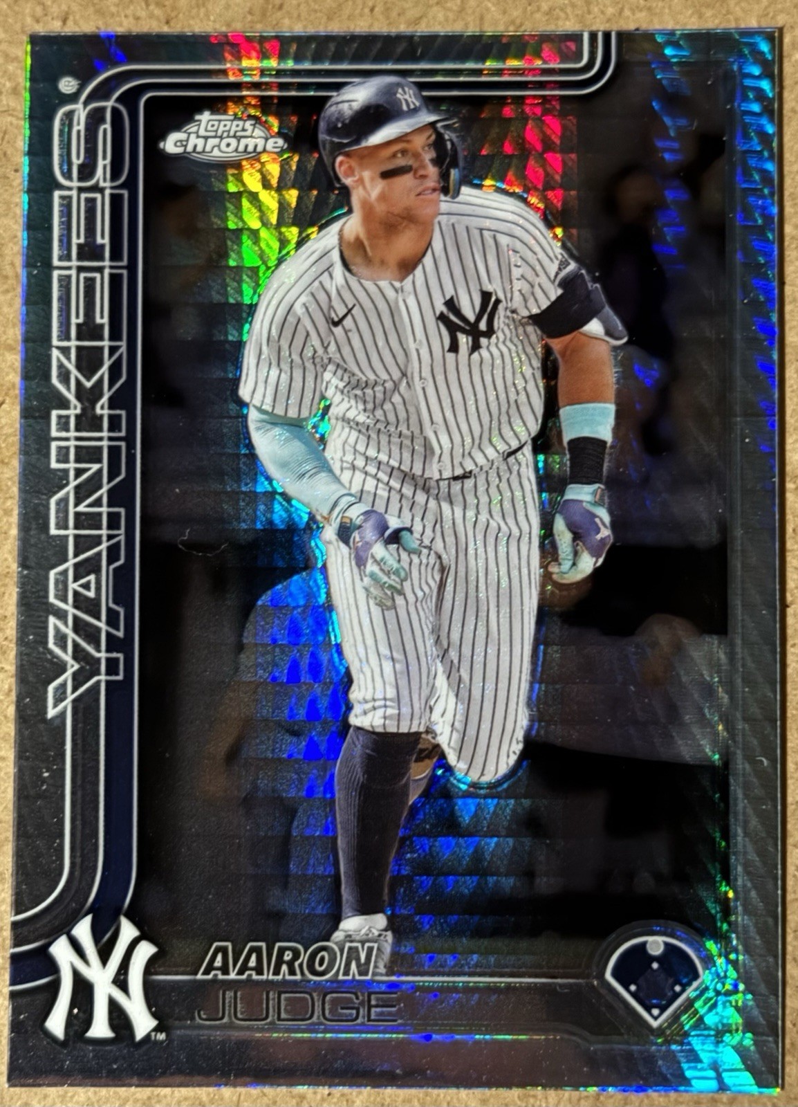 2025 Topps Chrome AARON JUDGE Prism Refractor SP #99 NYYankees MVP BUYBACK