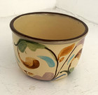 Poole Pottery Ceramic Bowl Floral Flower Pattern Beige Multicolour Round