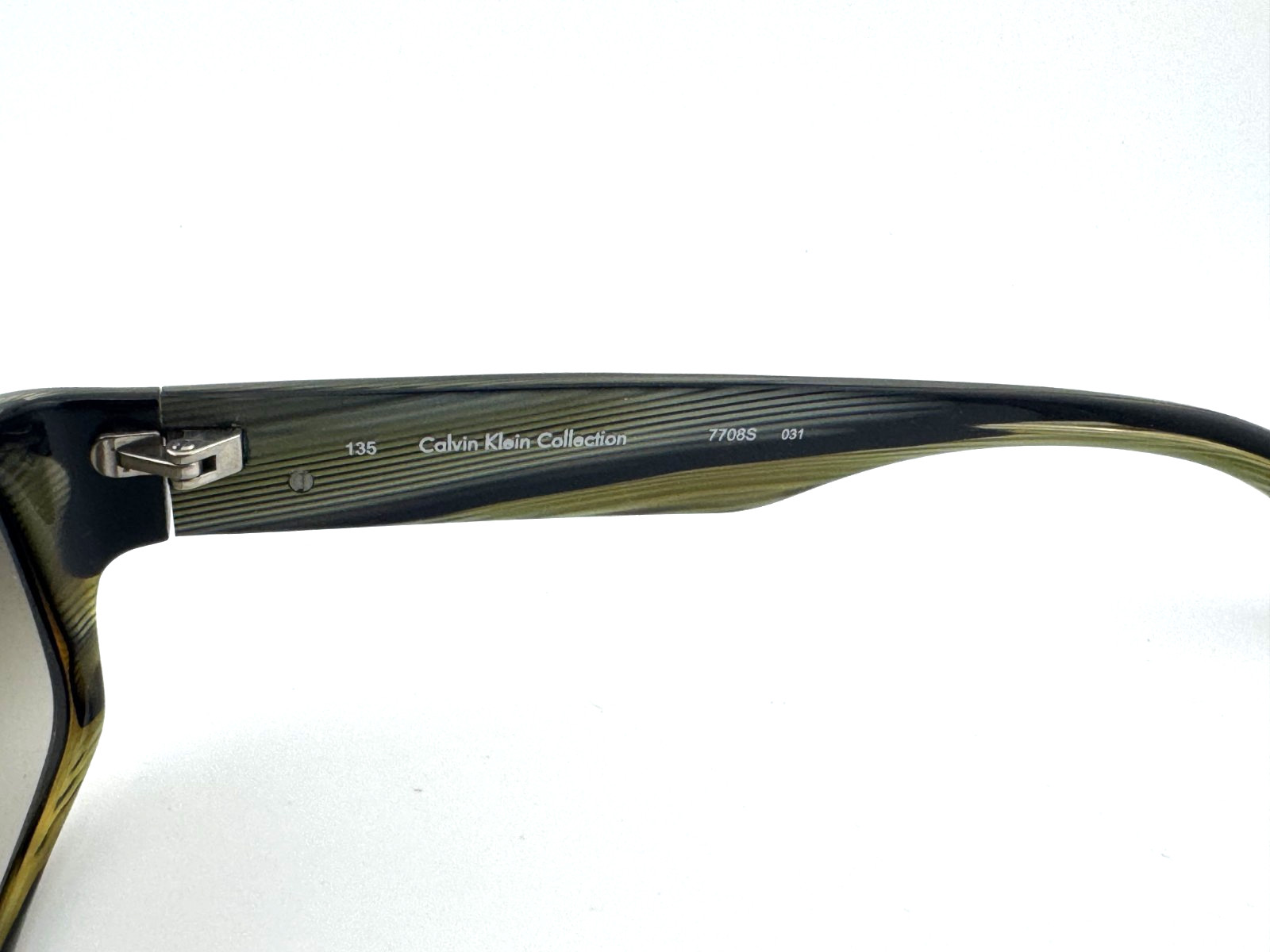 VINTAGE CALVIN KLEIN BLACK RECTANGULAR SUNGLASSES… - image 4