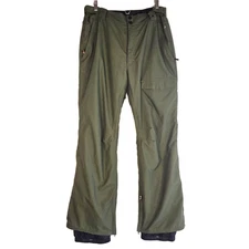 Thirty Two Basement Snowboaring 8K/8GM Ski Pants Men's Sz L Skiing Green