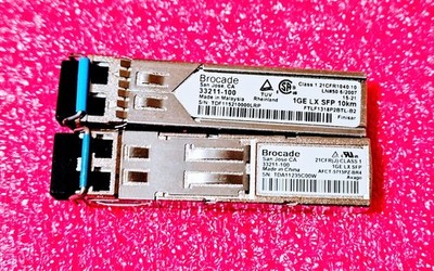 Genuine Brocade E1MG-LX-OM 33211-100 1GE 1000BASE-LX 10km 1310nm SFP LC SMF