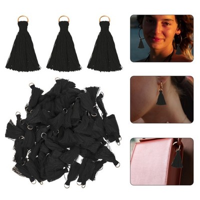100 Pcs Diy Bunte Quaste Quastenanhänger Dekorative Polyesterquaste