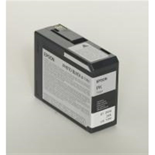 Epson Tinte Schwarz Fuer Styluspro3800 80Ml # C13T580100-image