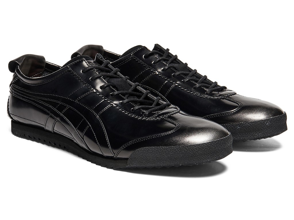 aceトラック　AF1 66 MATTE BLACK Onitsuka Tiger MEXICO 66 DELUXE NIPPON MADE 1181A597 002 BLACK