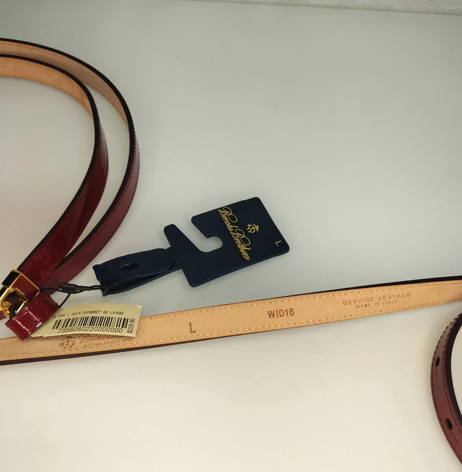 Brooks Brothers Women's Belt Genuine Leather Made In Italy Wide16 SizeLarge $228 - Image 4 of 4