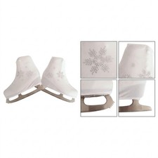 Paire de housse de patinage pour velours pour bottes de patinage glace strass