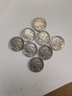 Lot Of 8 Buffalo Nickels. 1937, 36, 1919