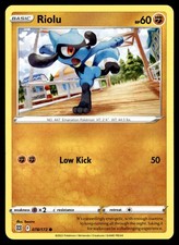 Riolu Pokemon SWSH09: Brilliant Stars 078/172 NM