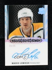 2022-23 Upper Deck The Cup Enshrinements 23/25 Mario Lemieux #E-ML Auto HOF k4s