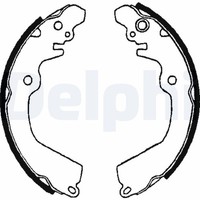 Bremsbackensatz Delphi LS1643 FüR Colt Space Mitsubishi Lancer Carisma Runner 6