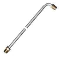 5/16" Fuel Line 6 Inch OE Zinc Steel 90 Degree Bend Flared 1/2-20 Tube Nuts SAE