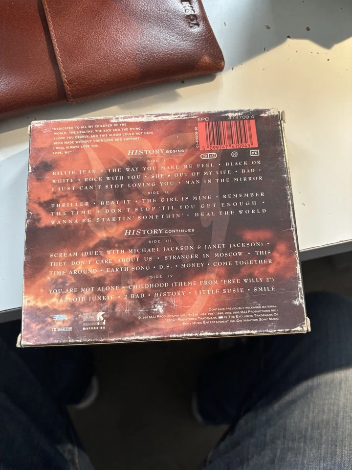 Michael JACKSON History past Present 2 x CASSETTE Epic (Box Set + Booklet) - Image 2 of 3