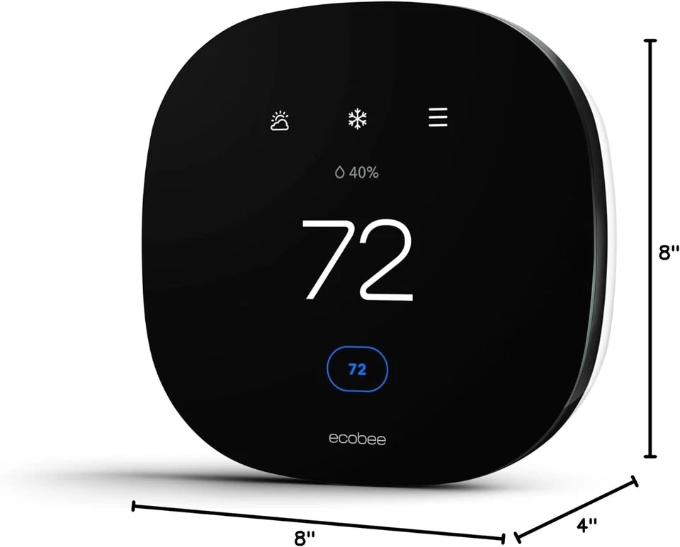 ecobee3 lite Smart Thermostat Whole Home Sensors BlackWhite - Image 3 of 4