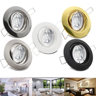 LED Einbaustrahler 230V Spot 3 Stufen dimmbar Einbauleuchte Strahler 7W Set DECO - Bild 1 von 4