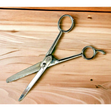 Vintage F W Engels Solingen Germany Barber Scissors Thinning Shears 7"