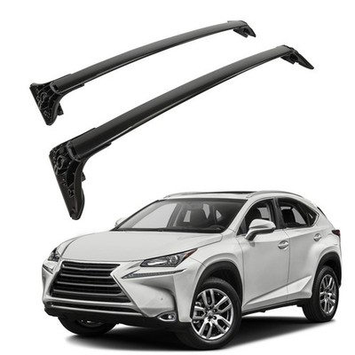 Dachträger Querstangen für Lexus NX 200t / 300h 2014-2021, OEM Stil Schwarz 2Tlg