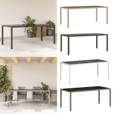 Gartentisch Terrassentisch Balkontisch Esstisch Tisch Poly Rattan vidaXL