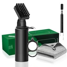 Golf Club Cleaner Brush Kit, Golf Groove Scrubber with Retractable Clip / Gol...