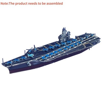 Metall 1:1500 USS Roosevelt Flugzeugträger CVN-71 Unmontiertes Modell Geschenk