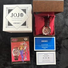 Brand New Seiko JoJo s Bizarre Adventure Golden Wind Diavolo Model Limited Edit