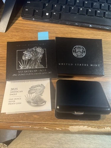 2025 W Silver American Eagle One Ounce Proof Coin W/OGP