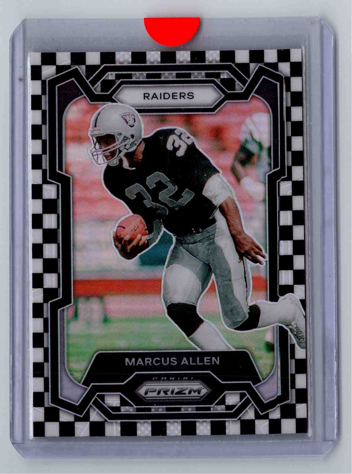 2023 Panini Prizm #179 Marcus Allen Black and White Checker