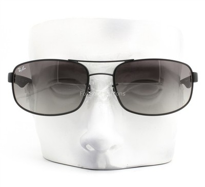 Ray-Ban Gradient Black Sunglasses AVIATOR GRADIENT Sunglasses in Black and Brown - RB3025  main image 3