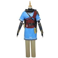 Game Zelda Cosplay Breath of the Wild Link Cosplay Costume Shirt Cloak